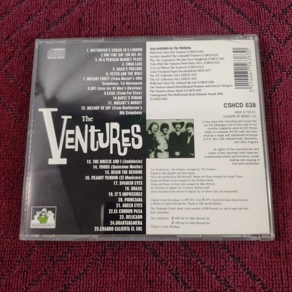 The Ventures - Latin Album - 1979 - CD - Used - Picture 2 of 3